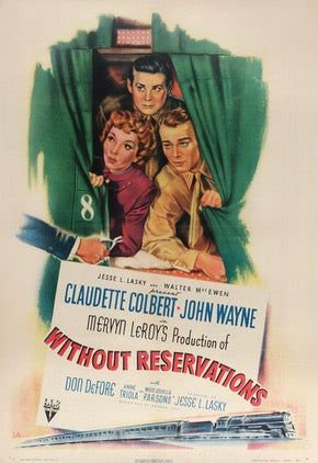 Without Reservations (1946) original movie poster for sale at Original Film Art