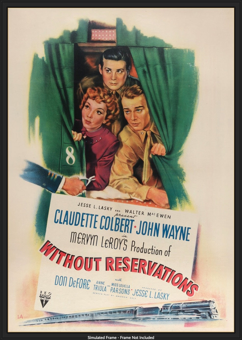 Without Reservations (1946) original movie poster for sale at Original Film Art