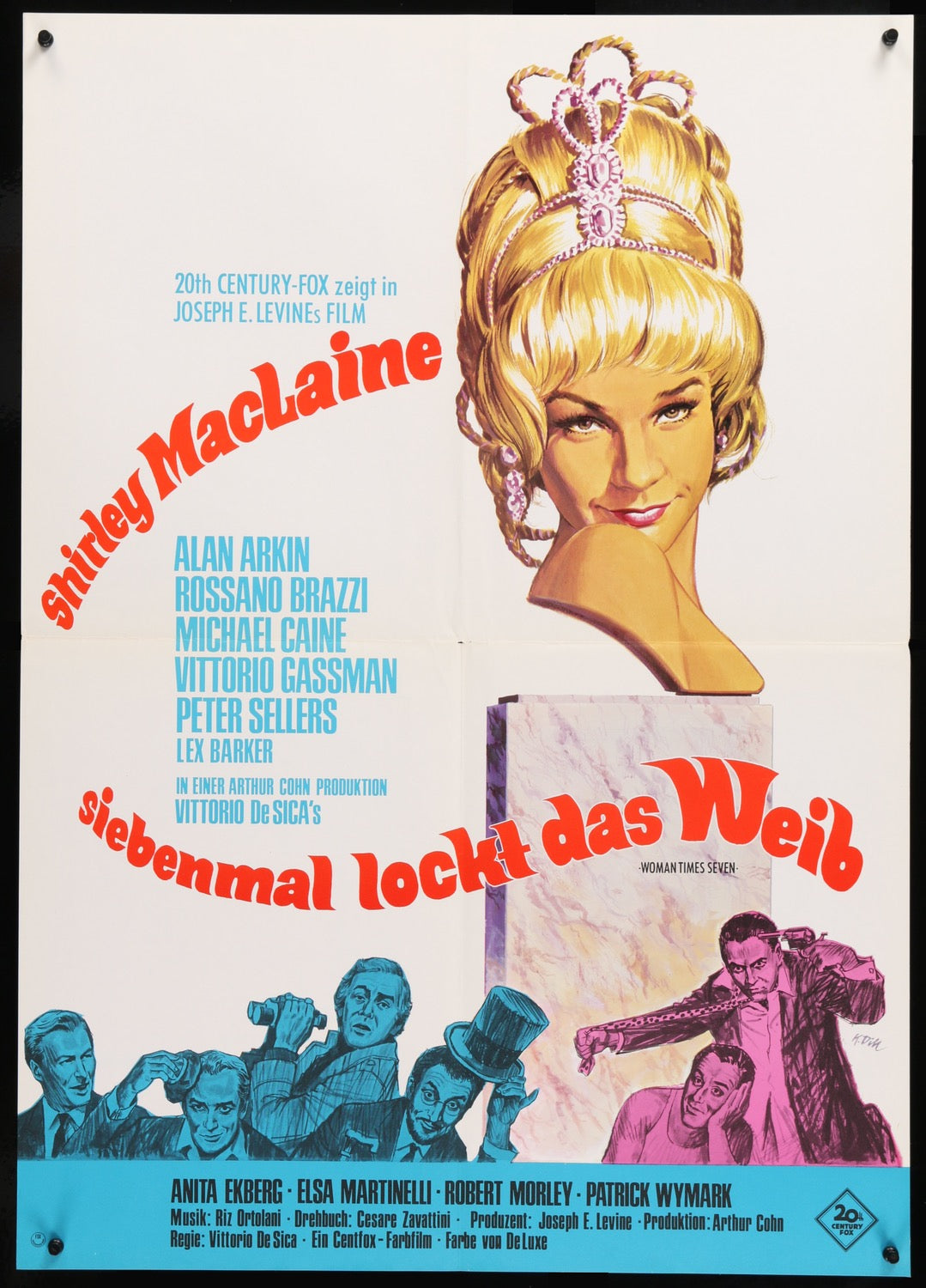 Woman Times Seven (1967) original movie poster for sale at Original Film Art - Vintage Movie Posters