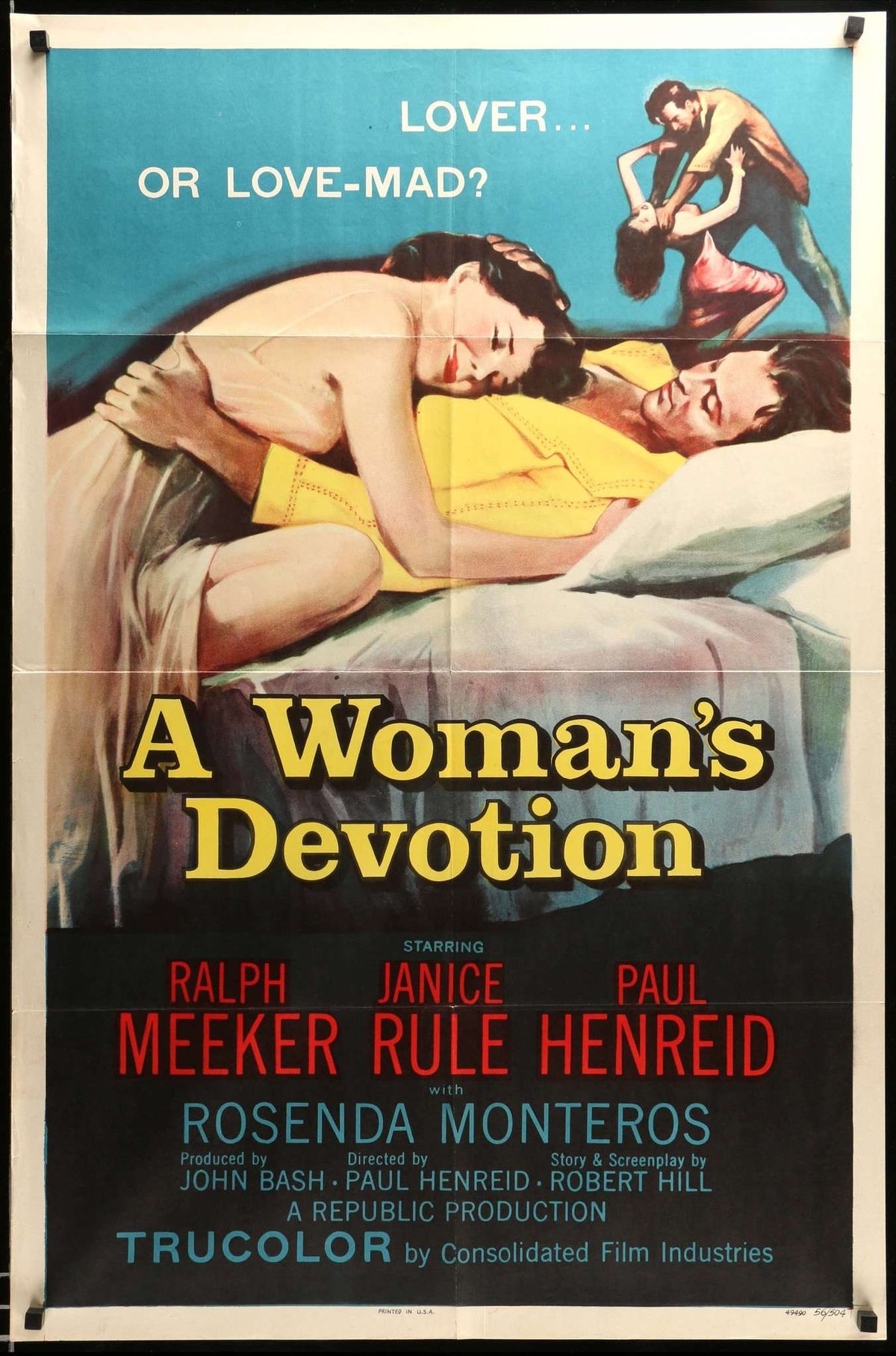Woman&#39;s Devotion (1956) original movie poster for sale at Original Film Art