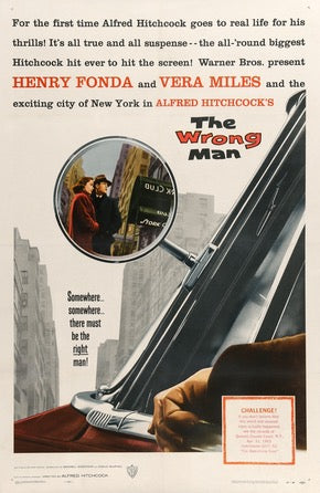 Wrong Man (1956) original movie poster for sale at Original Film Art - Vintage Movie Posters