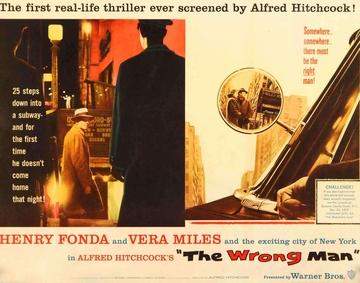 Wrong Man (1956) original movie poster for sale at Original Film Art - Vintage Movie Posters