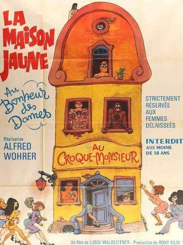 Yellow House on Pinnasberg (1970) original movie poster for sale at Original Film Art - Vintage Movie Posters