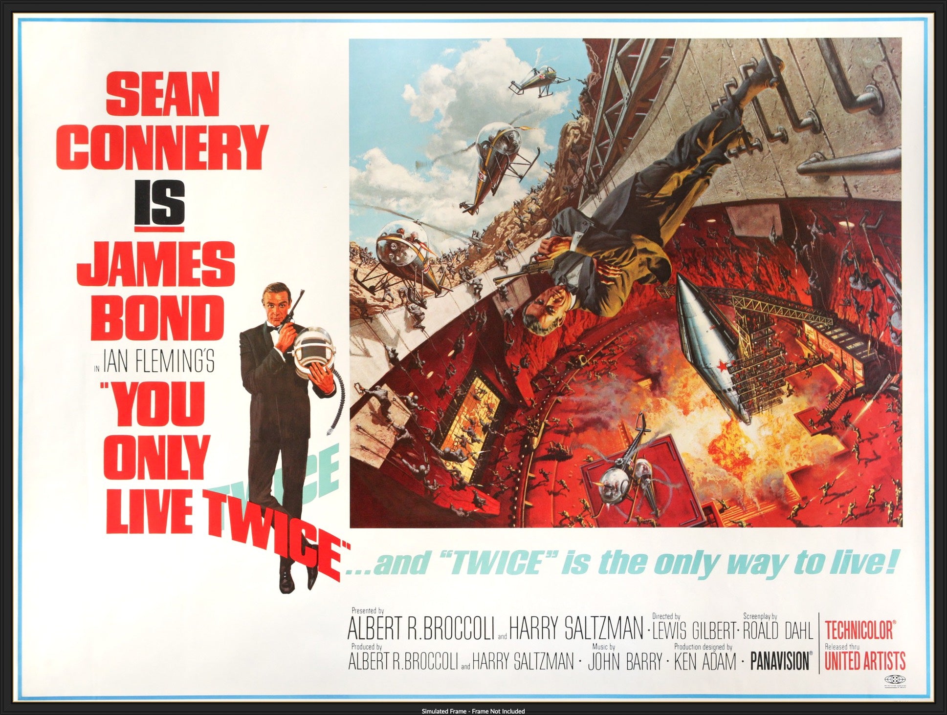 You Only Live Twice (1967) original movie poster for sale at Original Film Art