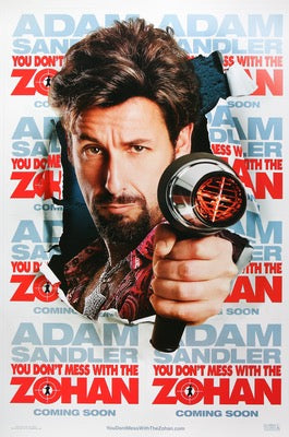 You Don't Mess With the Zohan (2008) original movie poster for sale at Original Film Art - Vintage Movie Posters