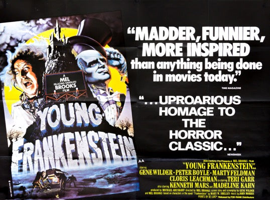 Young Frankenstein (1974) original movie poster for sale at Original Film Art