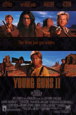 Young Guns II (1990) original movie poster for sale at Original Film Art - Vintage Movie Posters