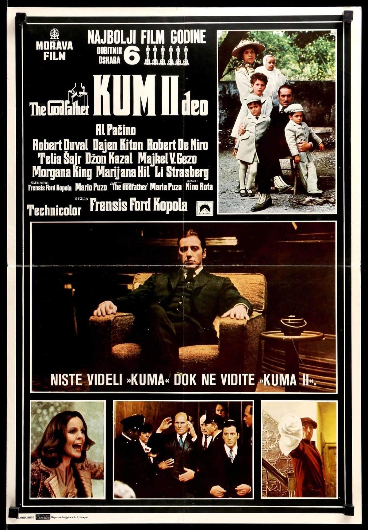 Godfather Part II (1974) original movie poster for sale at Original Film Art - Vintage Movie Posters