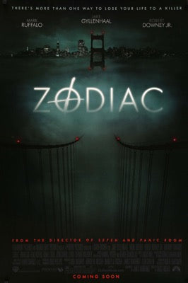 Zodiac (2007) original movie poster for sale at Original Film Art - Vintage Movie Posters