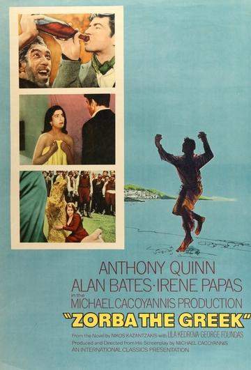 Zorba the Greek (1964) original movie poster for sale at Original Film Art - Vintage Movie Posters